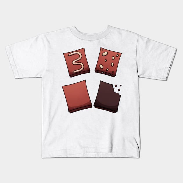 Brownies Kids T-Shirt by TheMaskedTooner